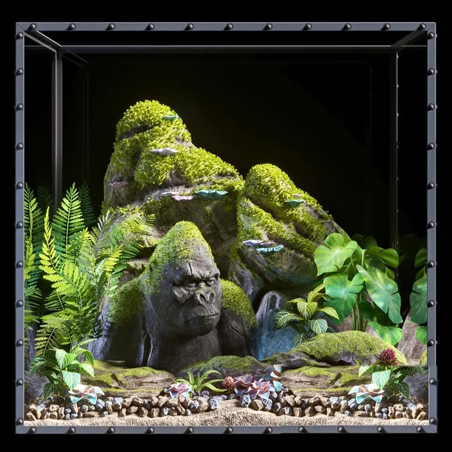 decoration – Florarium 10 3ds Max