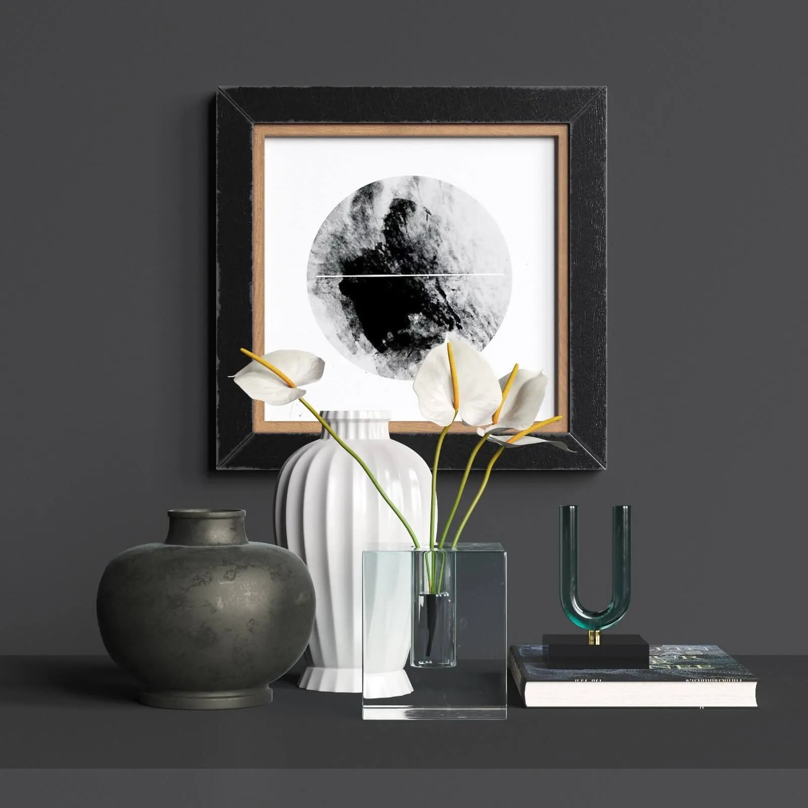 decoration – Flower set 7 3ds Max