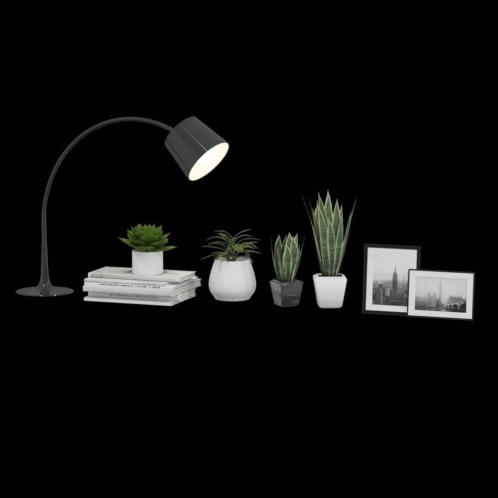 decoration – Flowers & picture decor 3ds Max