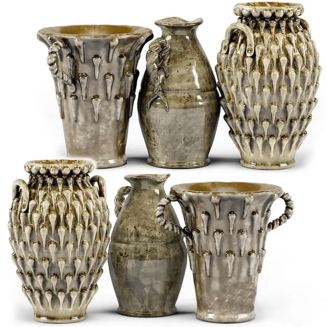 decoration – French Vase Set 3ds Max