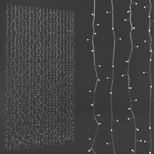 decoration – Garland 01 3ds Max