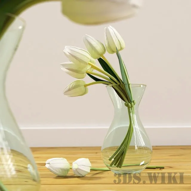decoration – Glass vase curvy 3ds Max
