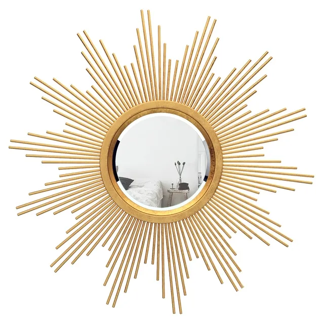 decoration – Glasser metal starburst wall mirror vark 7277 3ds Max