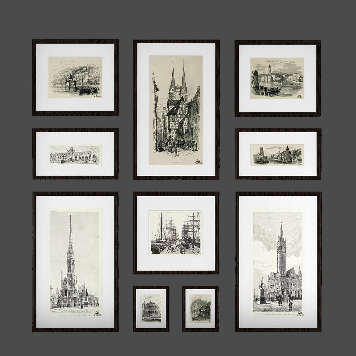 decoration – Graphic pictures 2 3ds Max
