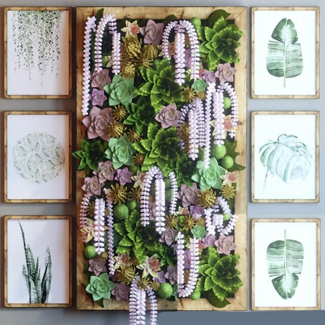 decoration – Green wall 31 3ds Max