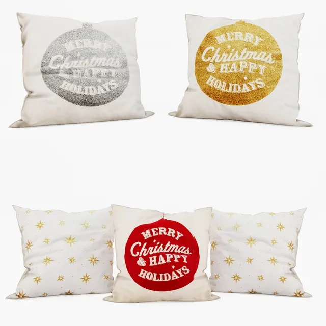 decoration – H and  M Home – Decorative Pillows set 2 3ds Max