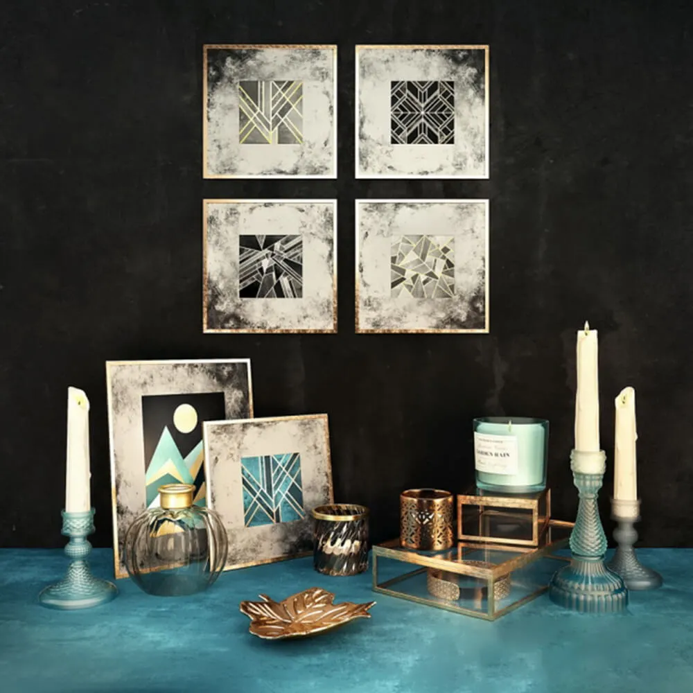 decoration – H & M set 3ds Max