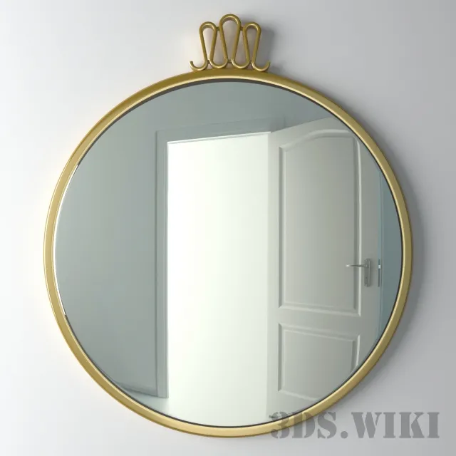 decoration – Hallway Wall Mirror 3ds Max