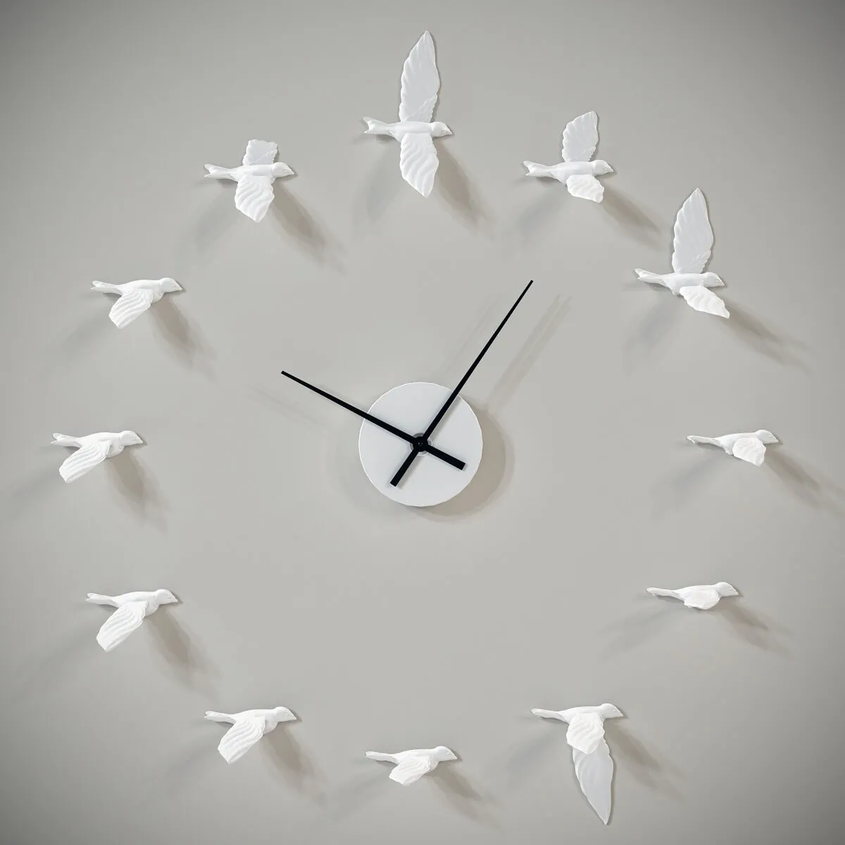 decoration – Haoshi design Swallow X Clock 3ds Max