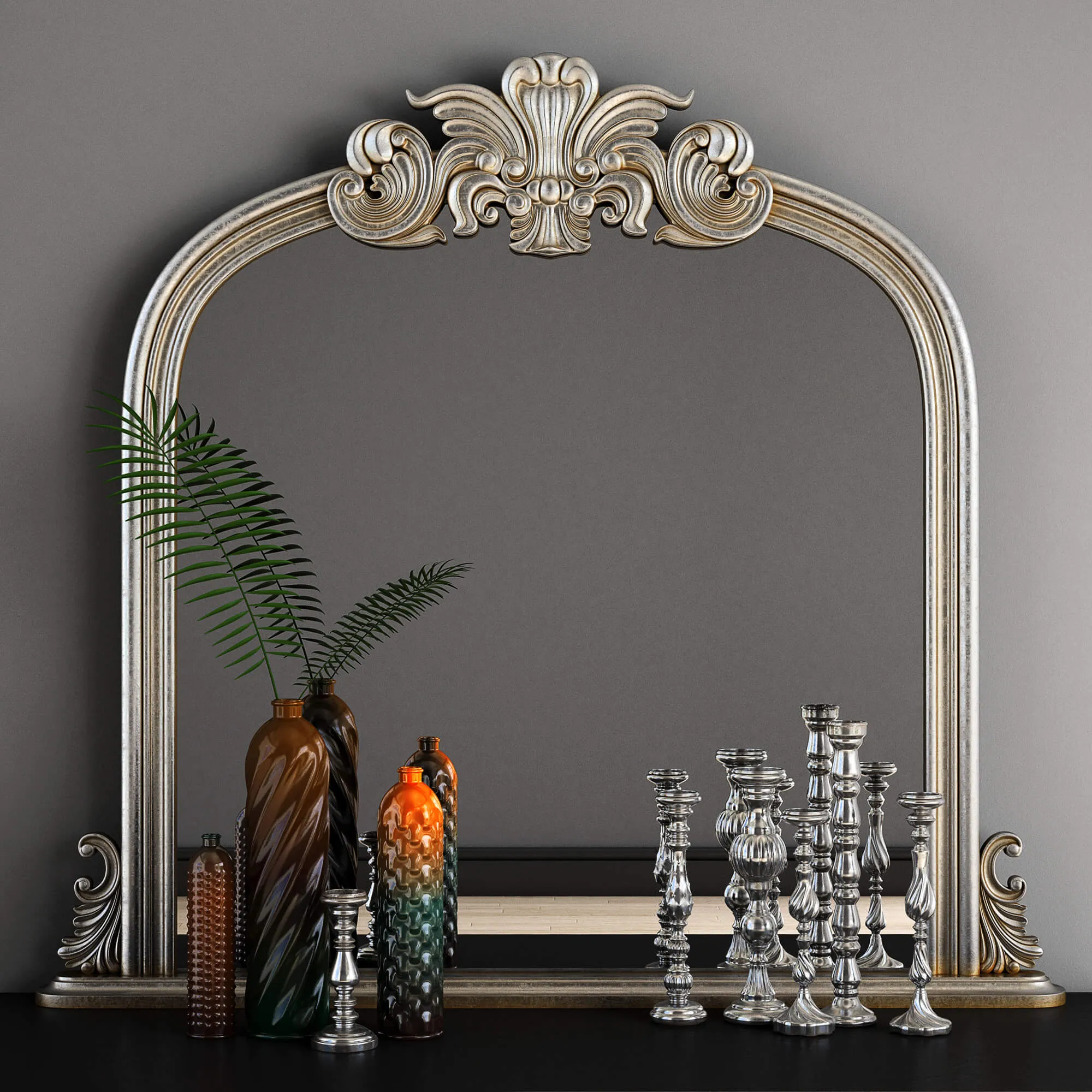 decoration – Haversham decor set with mirror 07 3ds Max