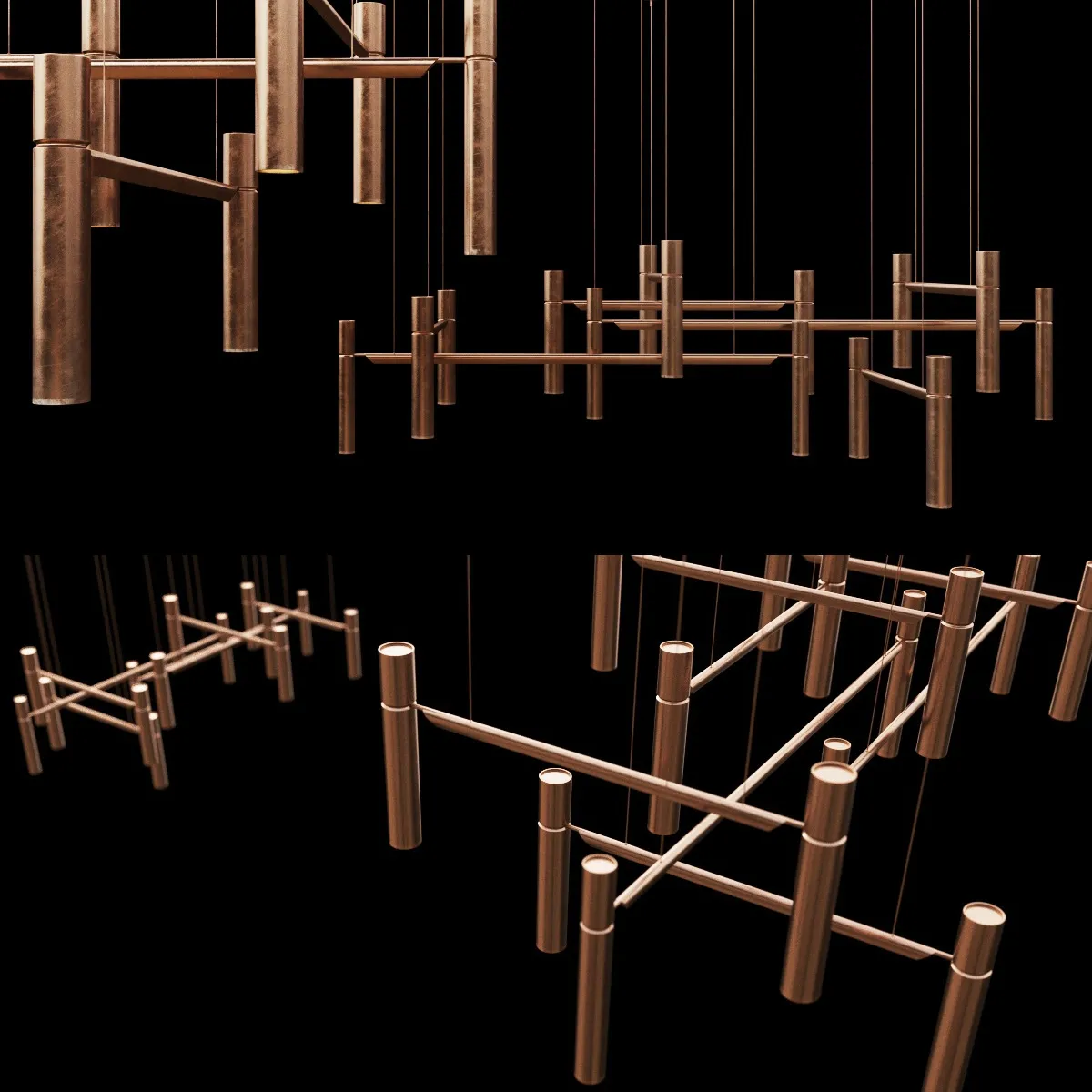 decoration – Henge tubular horizontal 3ds Max