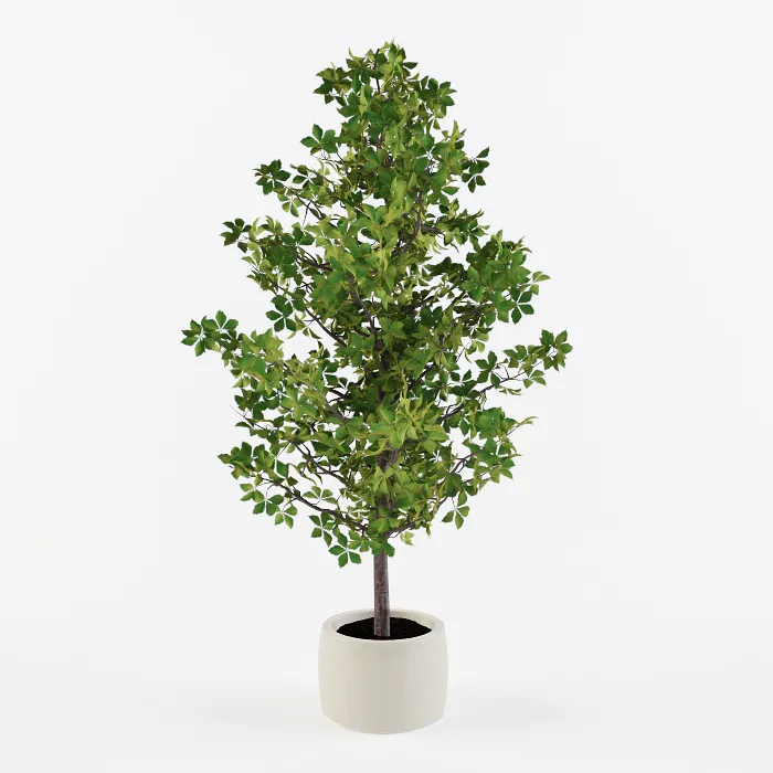 decoration – Homemade tree 002 3ds Max