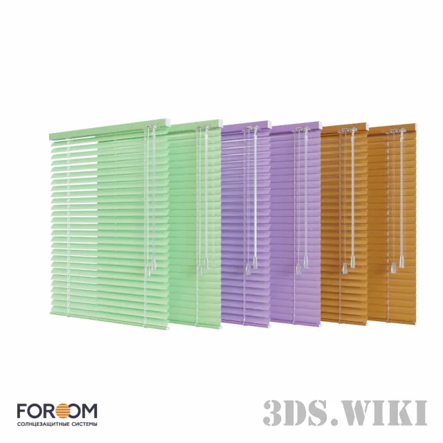 decoration – Horizontal blinds G-FORM 3ds Max
