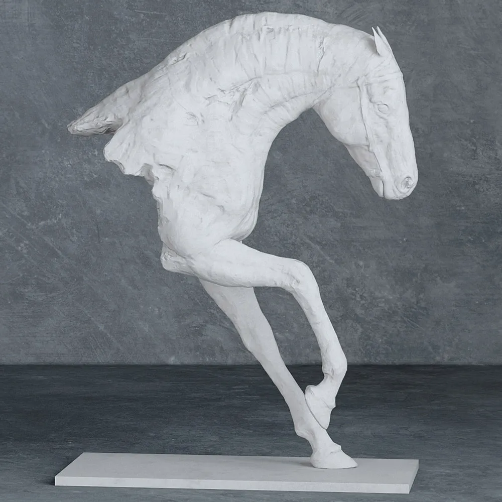 decoration – Horse sculpture 3ds Max