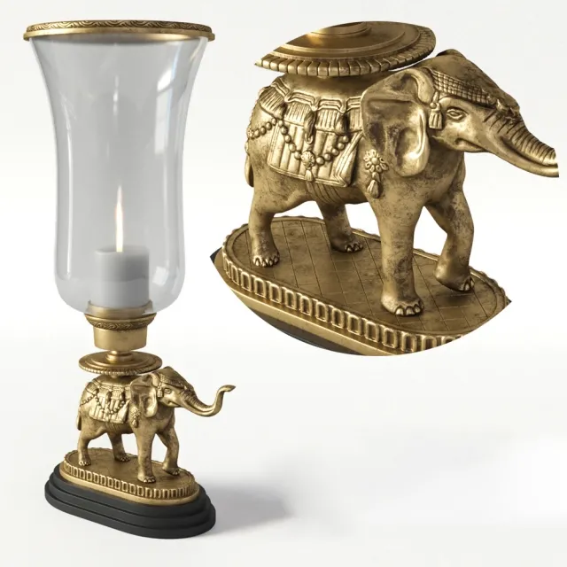 decoration – Hurricane Elephant Eichholtz decorative object 3ds Max