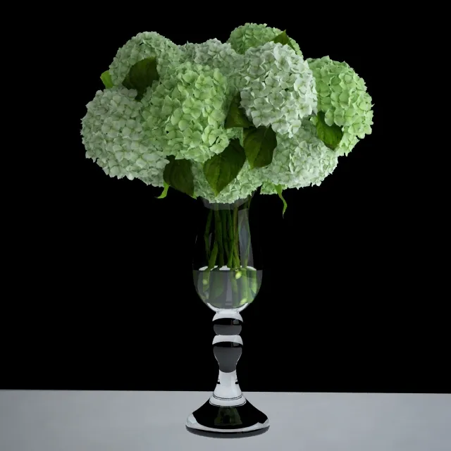 decoration – Hydrangea 3ds Max