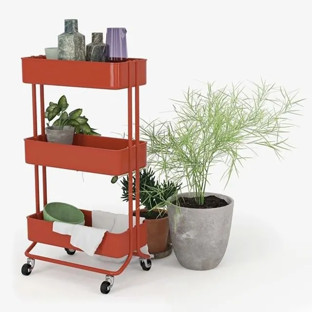 decoration – IKEA RASKOG trolley 3ds Max