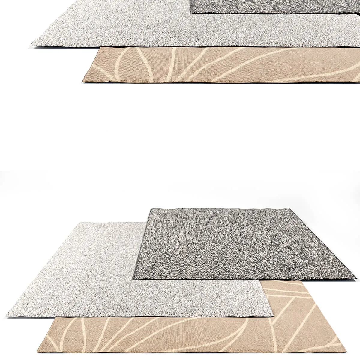 decoration – Ikea rug set 3ds Max