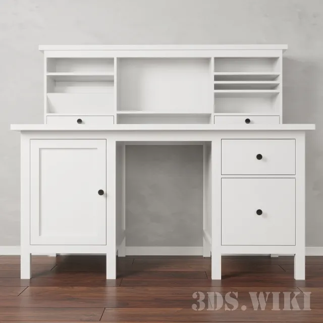 decoration – IKEA Table with additional module HEMNES (IKEA HEMNES) 3ds Max