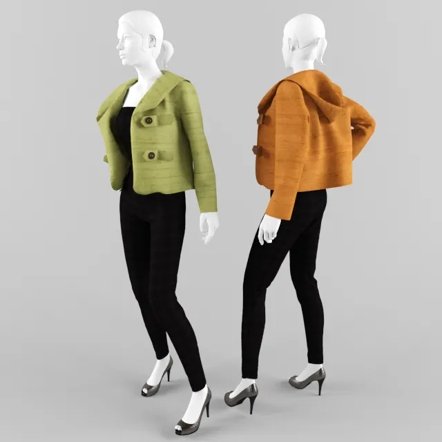 decoration – Jacket with Hood 3ds Max