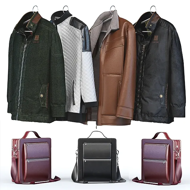 decoration – Jackets Set 009 3ds Max