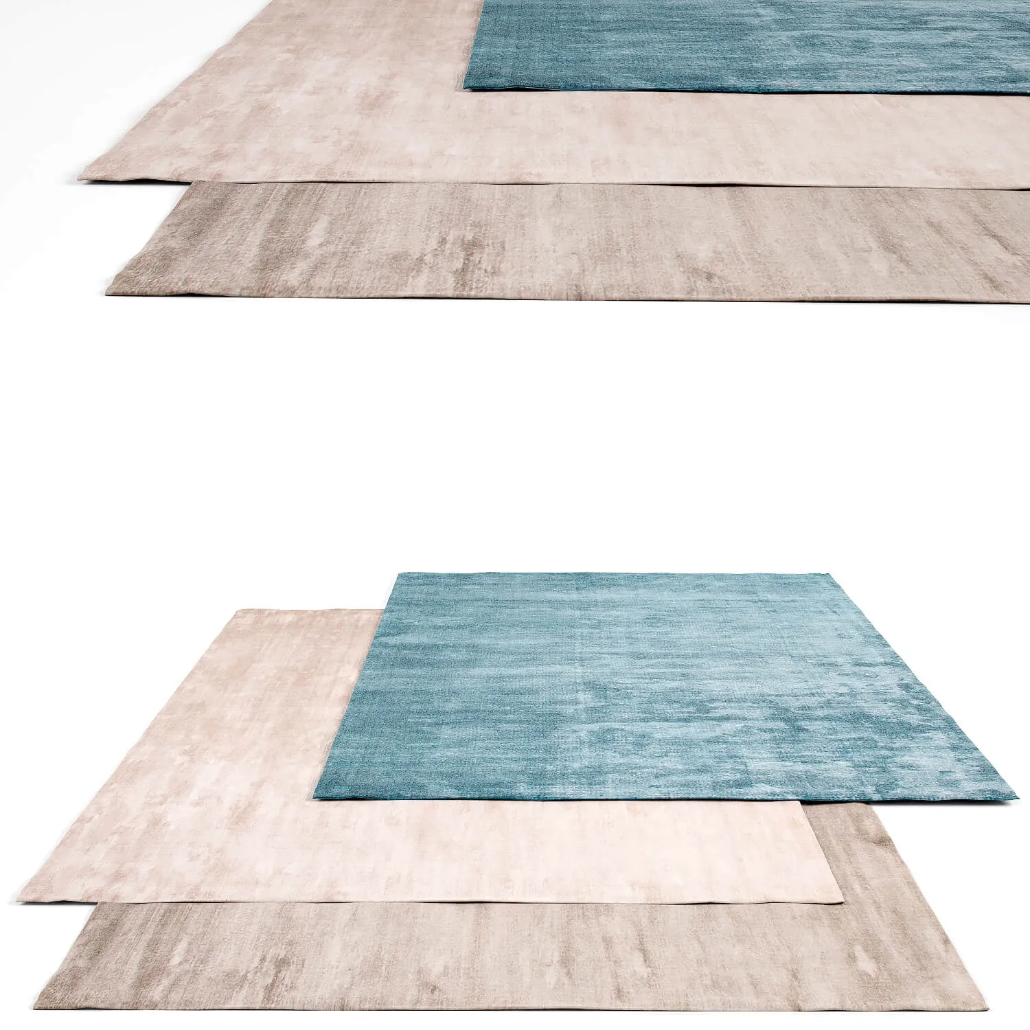 decoration – Jaipur living Luxury rug set 2 3ds Max