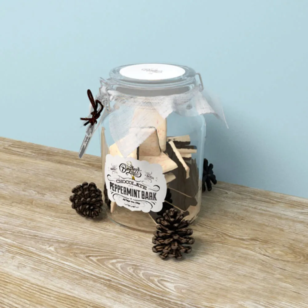 decoration – Jar of cookies and pine cones 3ds Max