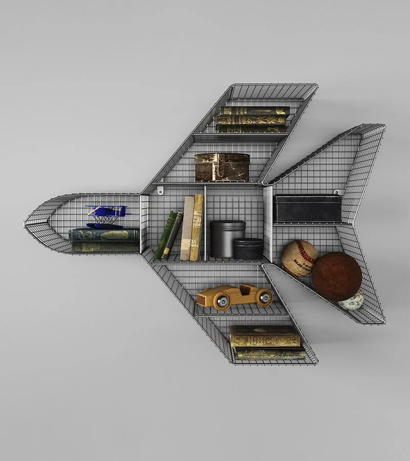 decoration – JET ZINC decor object 3ds Max