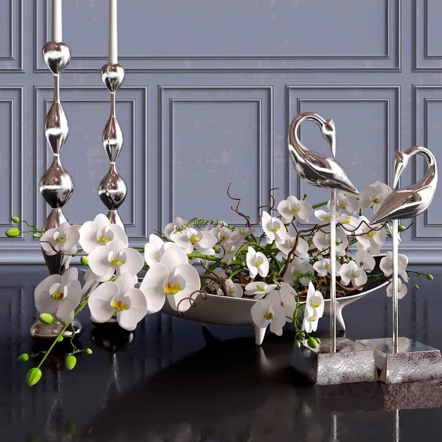 decoration – John Richard decorative set 10 3ds Max