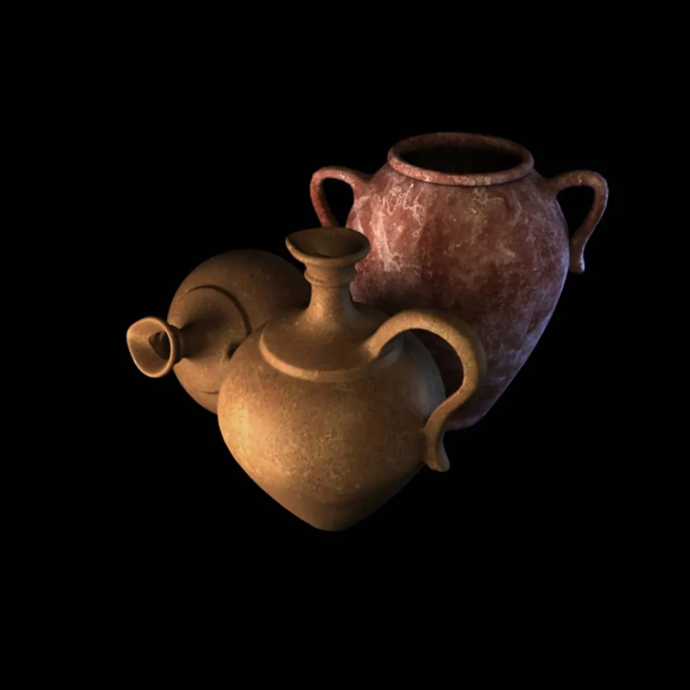 decoration – Jugs 3ds Max