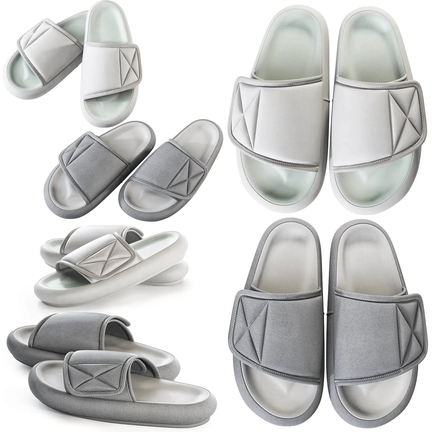 decoration – Kanye West Slippers 3ds Max