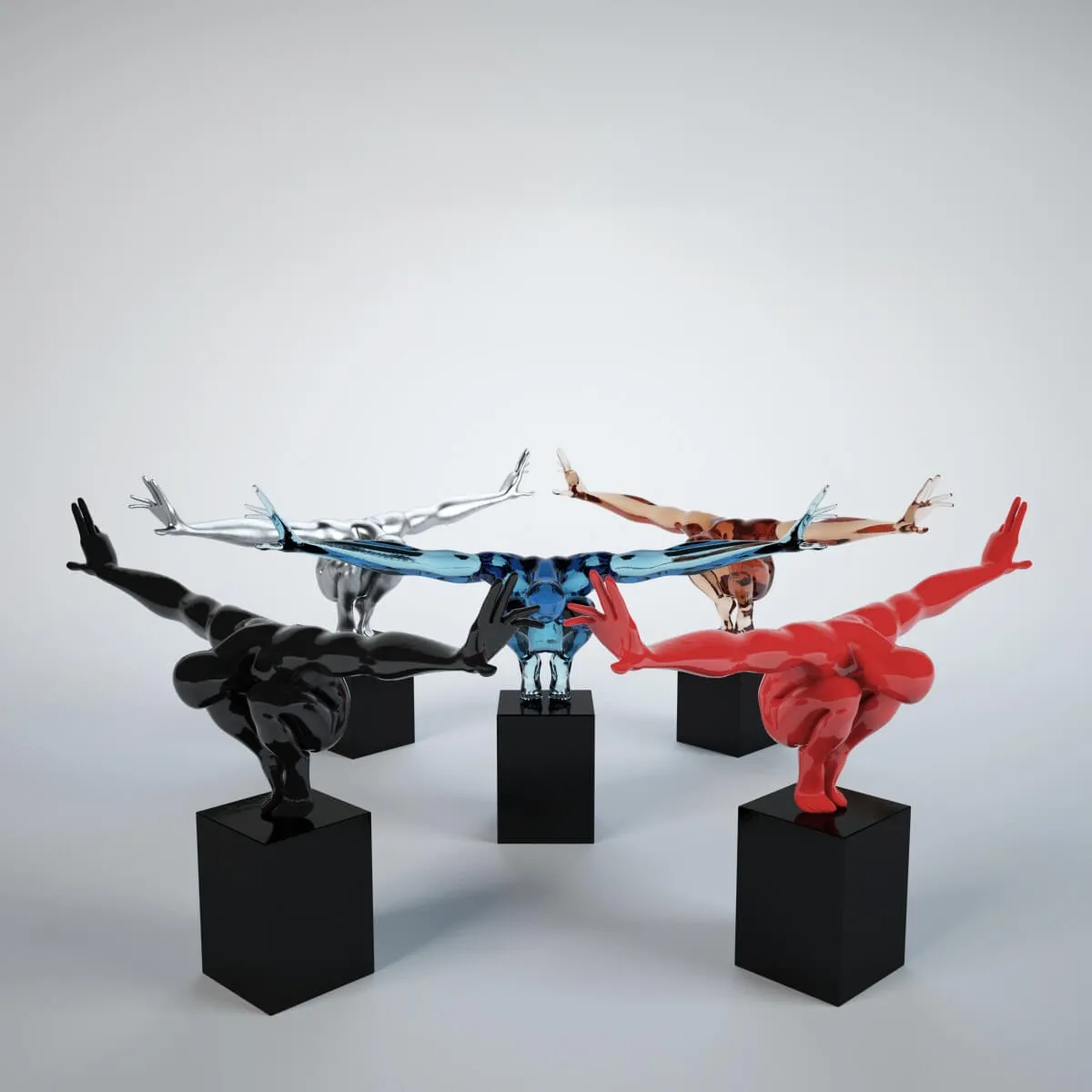 decoration – KARE Deco object of athlete 3ds Max