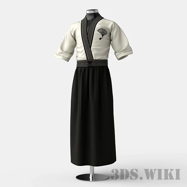 decoration – Kimono 3ds Max