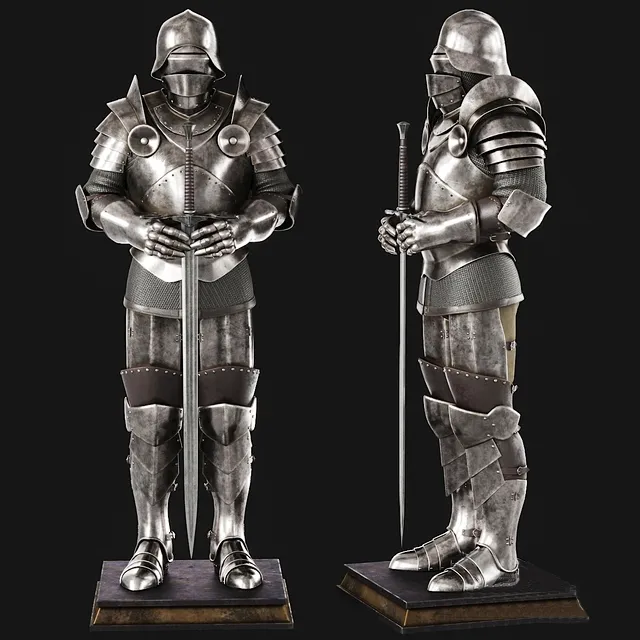 decoration – Knight armour 3ds Max