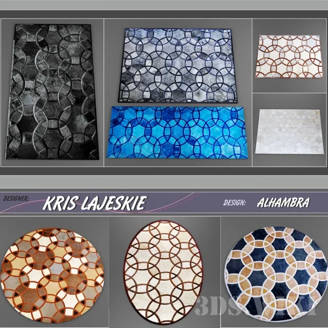 decoration – Kris Lajeskie carpets (USA) 3ds Max