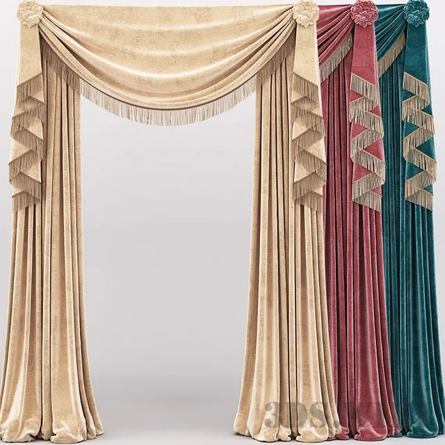 decoration – Lambrequin 3ds Max