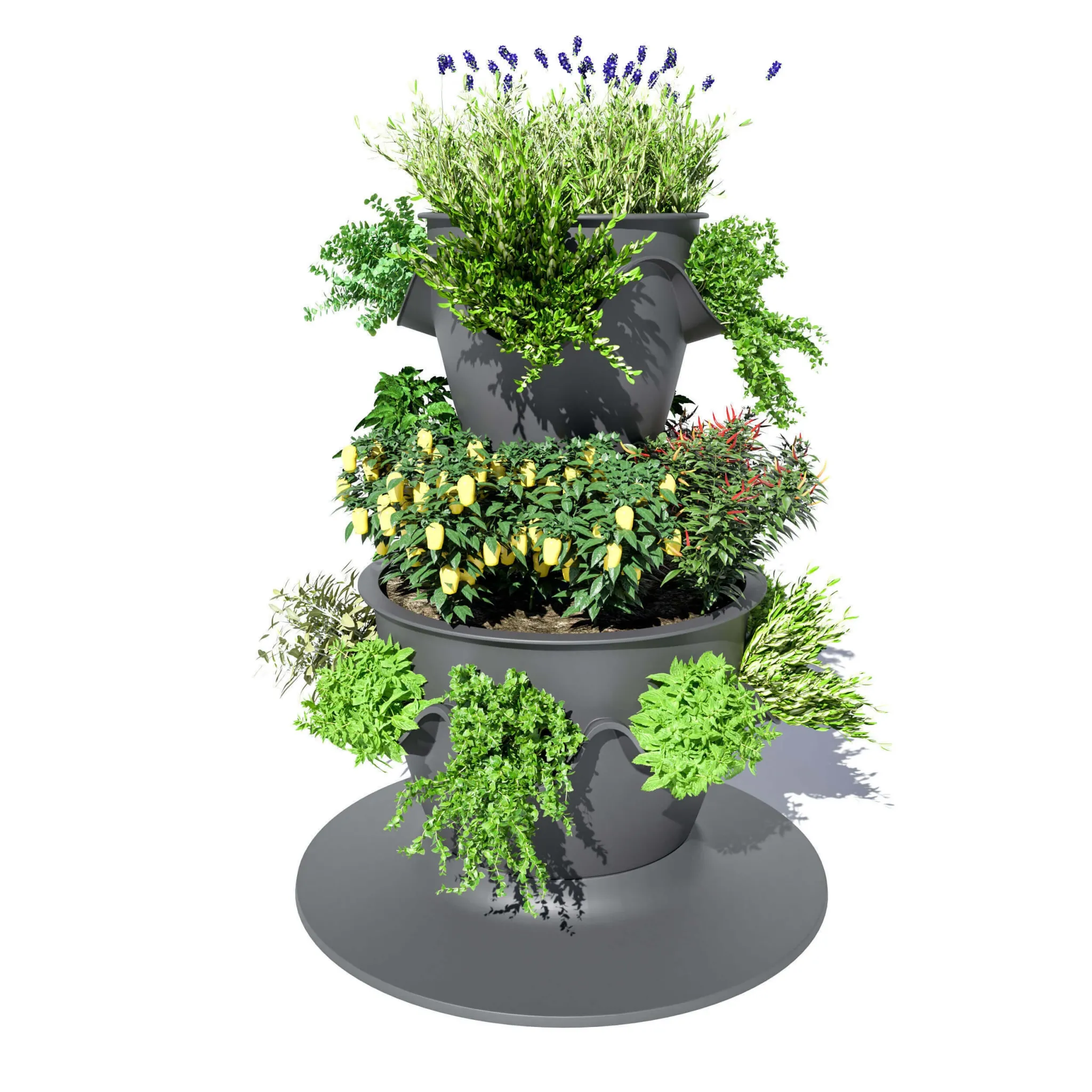 decoration – Lechuza set  04 3ds Max