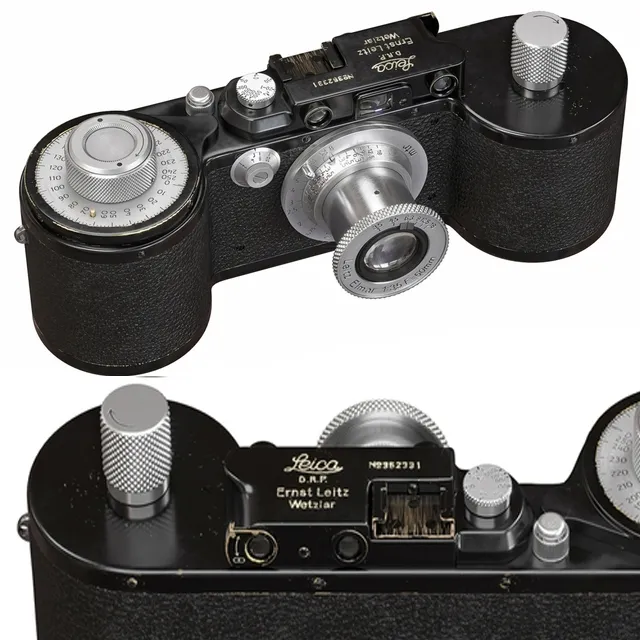 decoration – Leica 250 Reporter camera 3ds Max