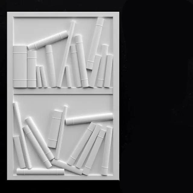 decoration – Library vol.1 decorative panel 3ds Max
