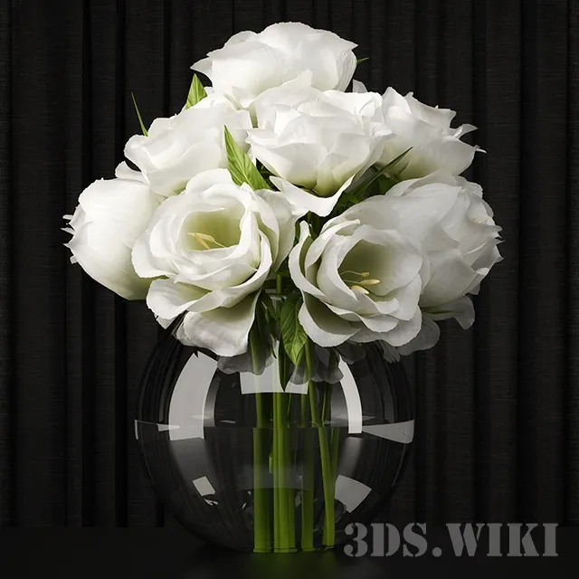 decoration – Lisianthus 3ds Max
