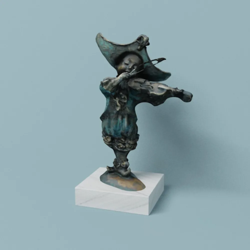 decoration – Little Violinist 3ds Max