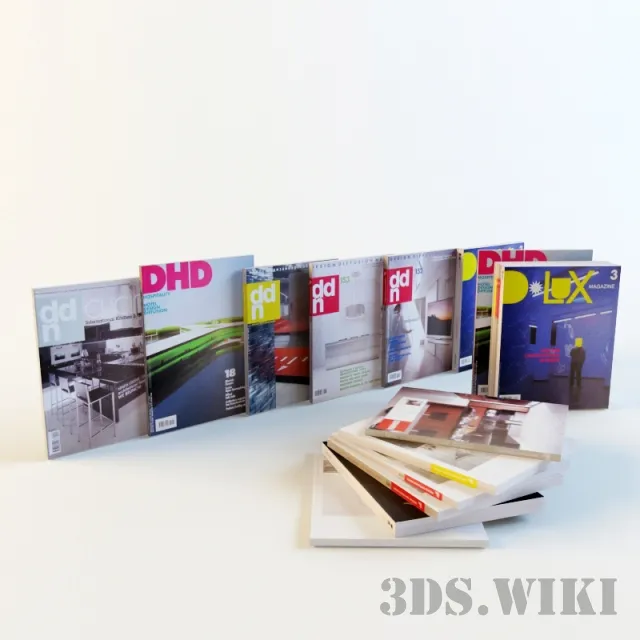 decoration – Magazines 3ds Max