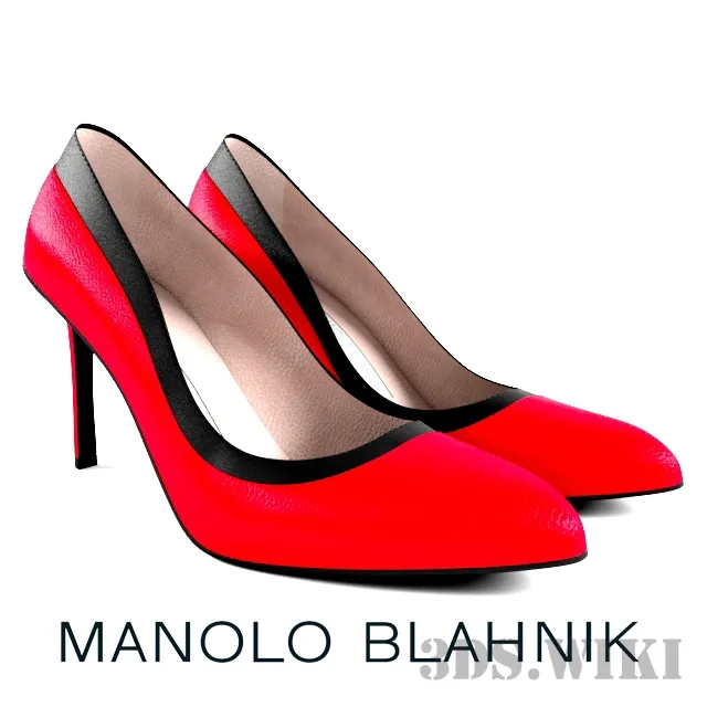 decoration – Manolo Blahnik Shoes 3ds Max