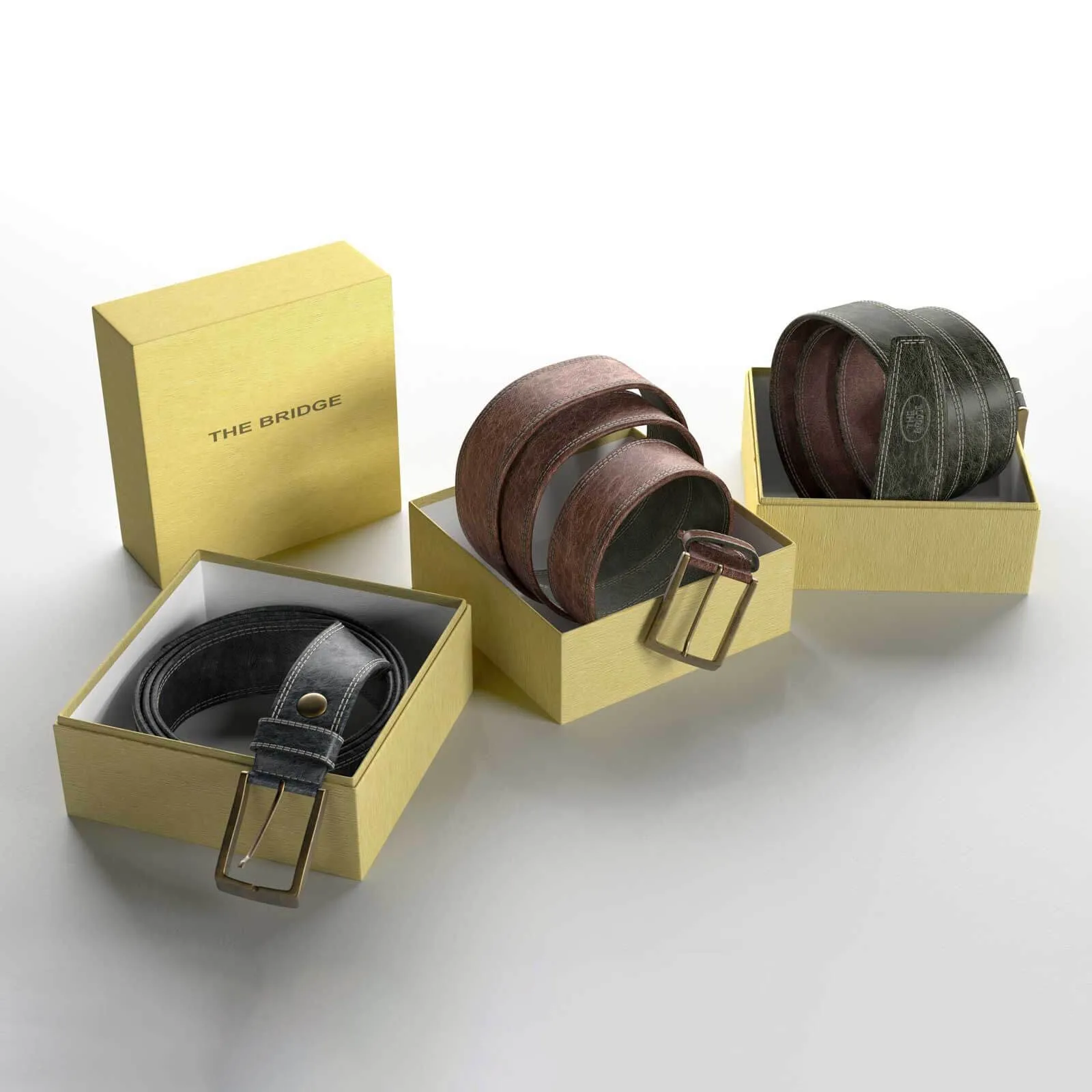 decoration – Men`s Belts 3ds Max