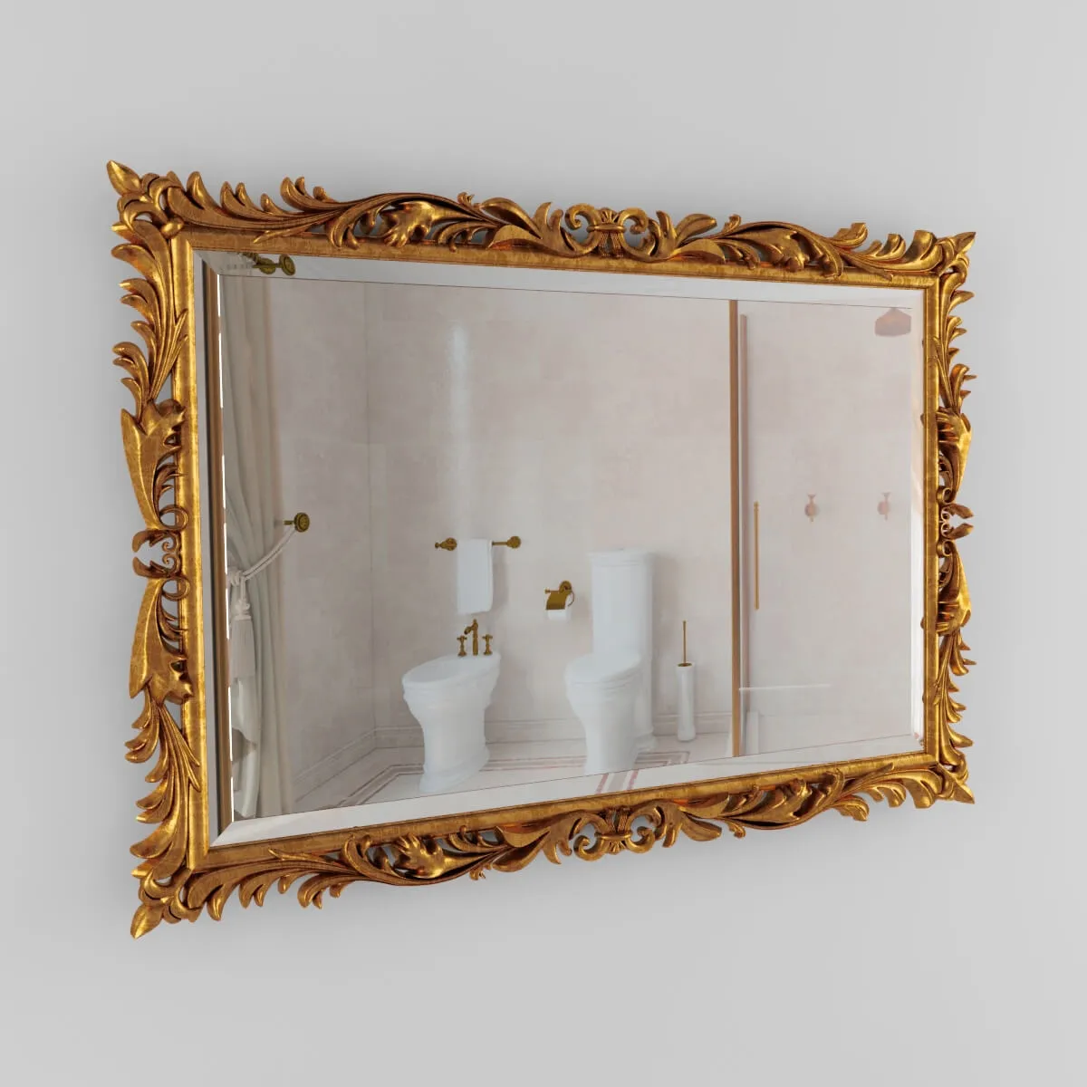 decoration – Mirror Chelni art.1151 3ds Max