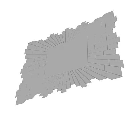 decoration – Mirror GC-8150 3ds Max