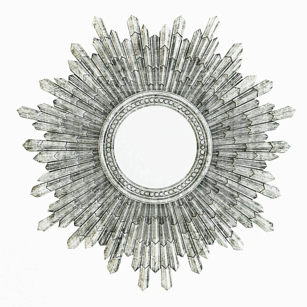 decoration – Mirror metal handmade 3ds Max