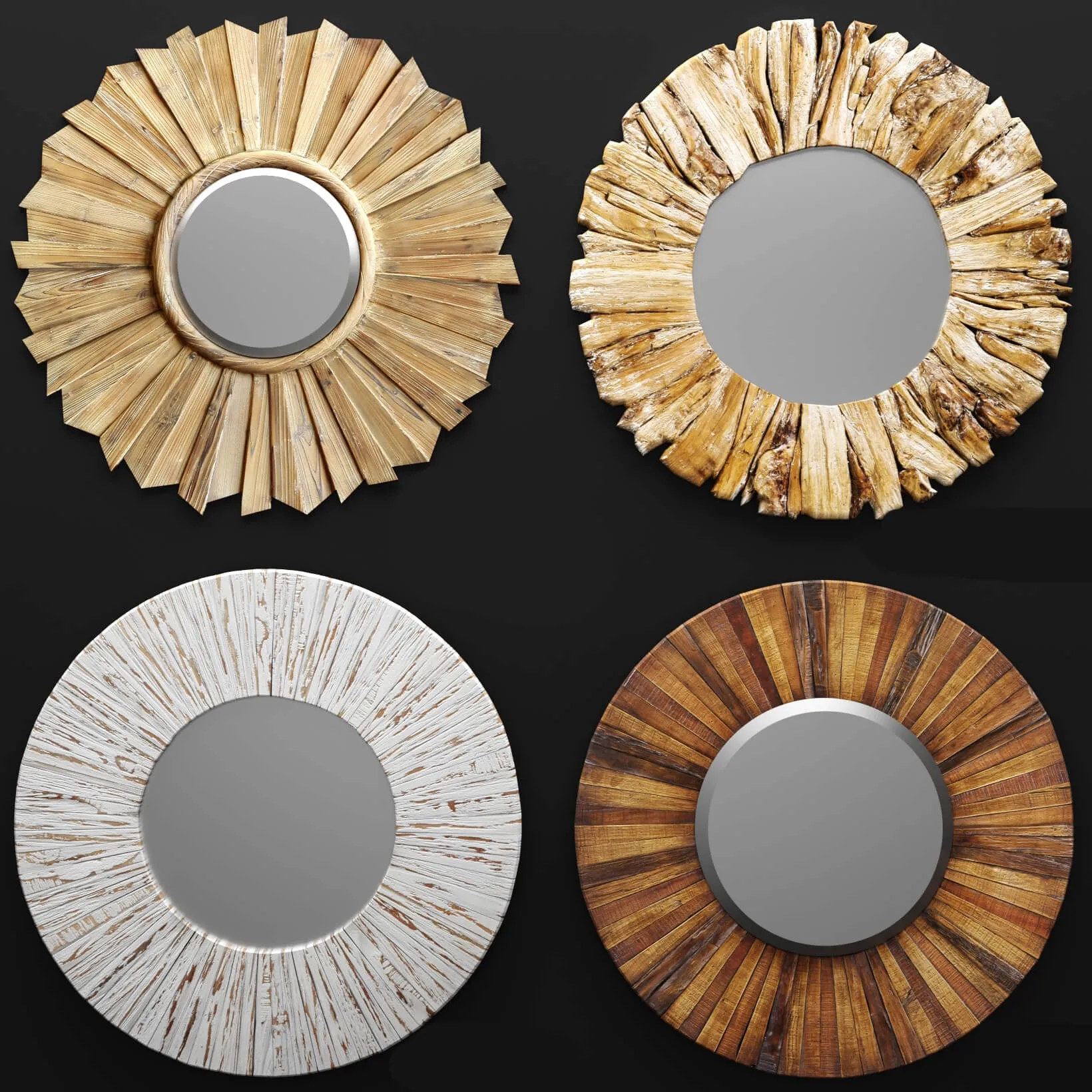 decoration – Mirror set 46 3ds Max