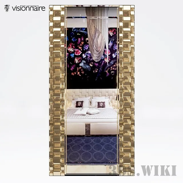 decoration – Mirror Visionnaire Perkins 3ds Max