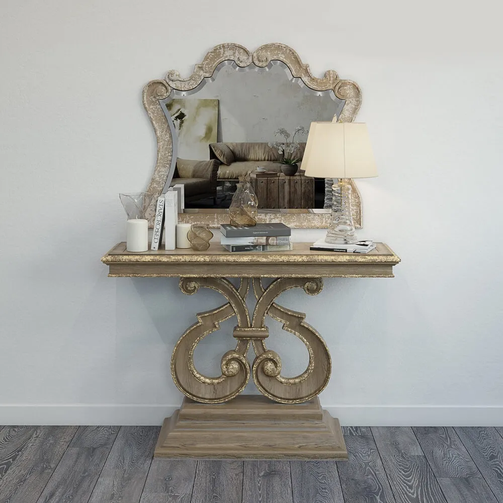 decoration – Mirror with decors 3 3ds Max